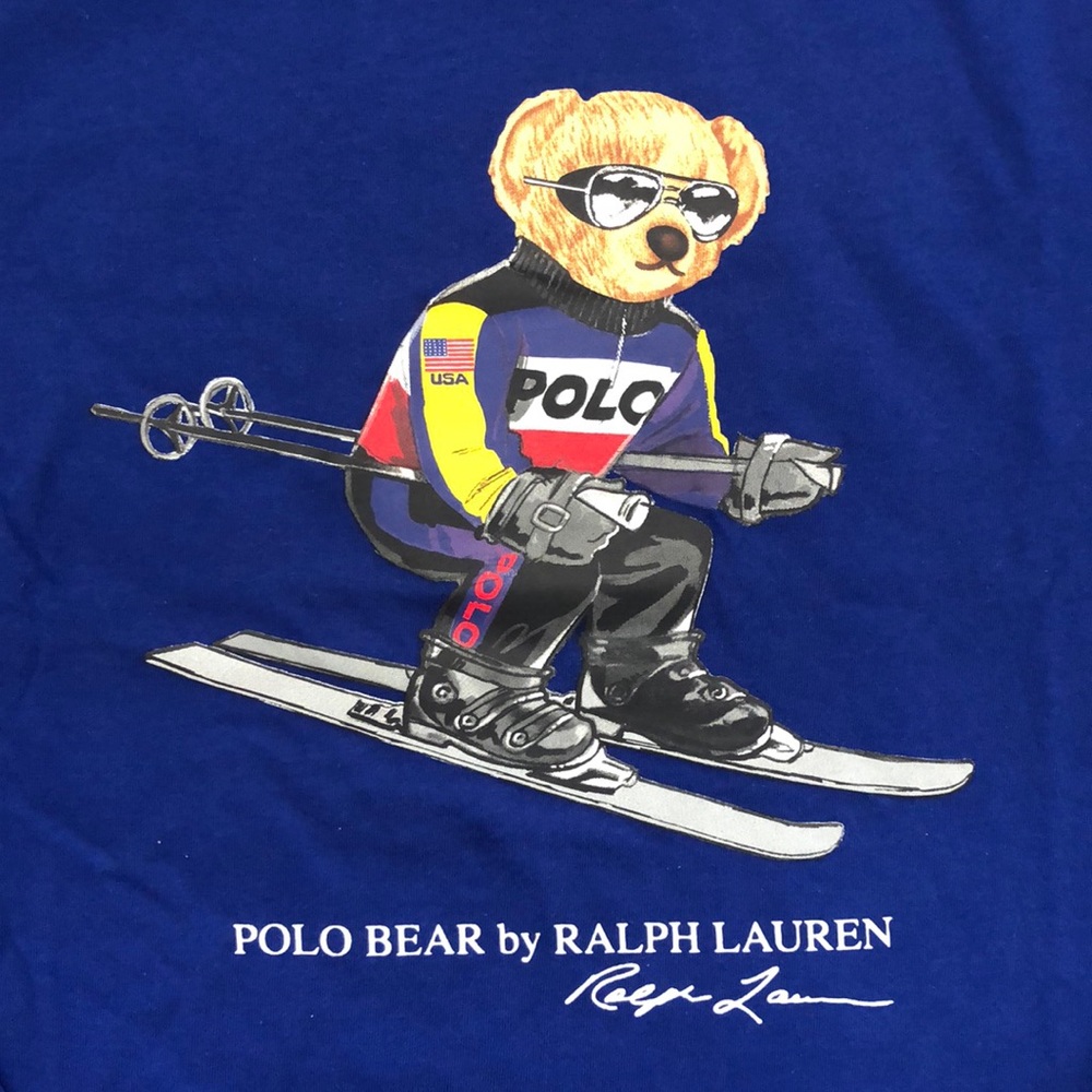 POLO RALPH LAUREN / BEAR TEE / LONG SLEEVES (L)